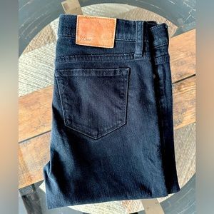Jcrew toothpick black jeans.